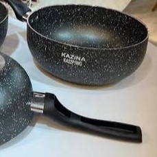 تابه وک کازینا مشکی سایز 18 مدل KA-18P1WG