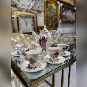 سرویس ۱۷ پارچه چینی طرح گل